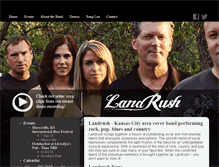 Tablet Screenshot of landrushmusic.com